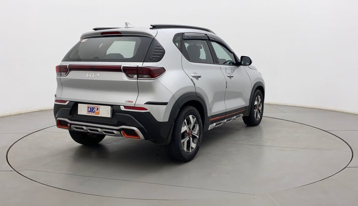 2022 KIA SONET HTX ANNIVERSARY EDITION 1.0 DCT, Petrol, Automatic, 7,680 km, Right Back Diagonal