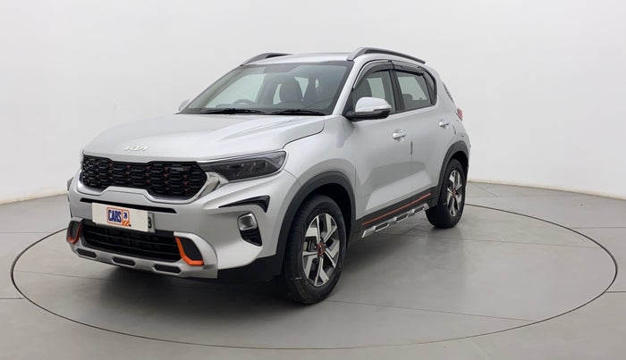 2022 KIA SONET HTX ANNIVERSARY EDITION 1.0 DCT, Petrol, Automatic, 7,680 km, Left Front Diagonal