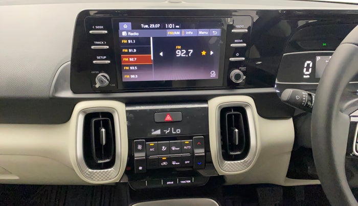 2022 KIA SONET HTX ANNIVERSARY EDITION 1.0 DCT, Petrol, Automatic, 7,680 km, Air Conditioner