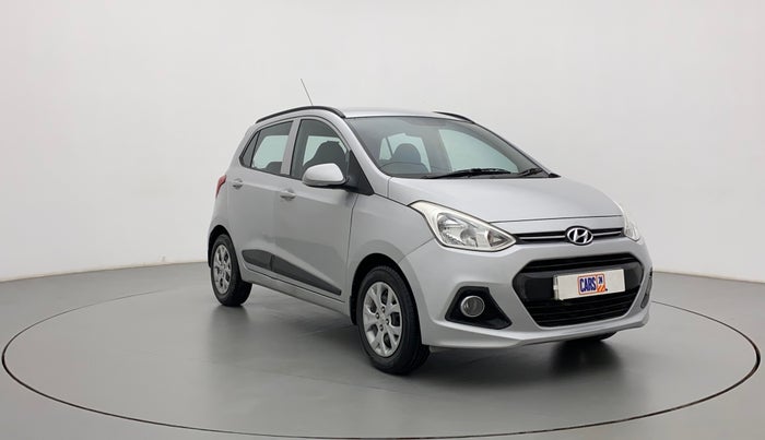 2015 Hyundai Grand i10 SPORTZ 1.2 KAPPA VTVT, Petrol, Manual, 43,169 km, Right Front Diagonal
