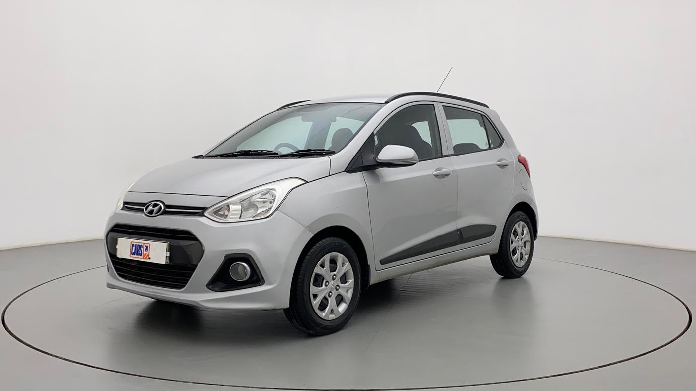 2015 Hyundai Grand i10 SPORTZ 1.2 KAPPA VTVT, Petrol, Manual, 43,169 km, Left Front Diagonal