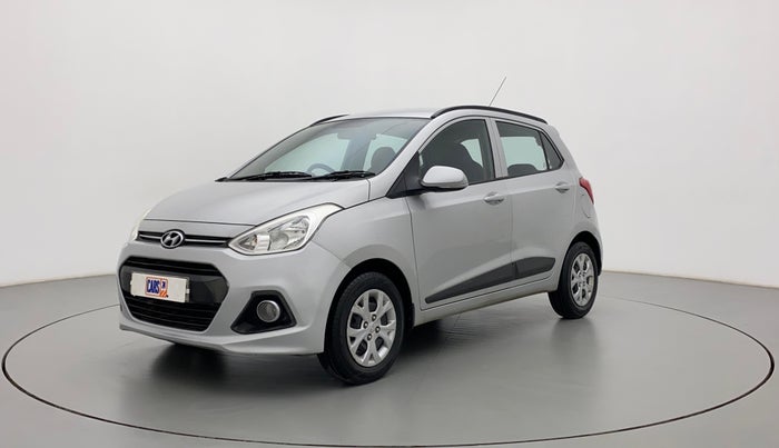 2015 Hyundai Grand i10 SPORTZ 1.2 KAPPA VTVT, Petrol, Manual, 43,169 km, Left Front Diagonal