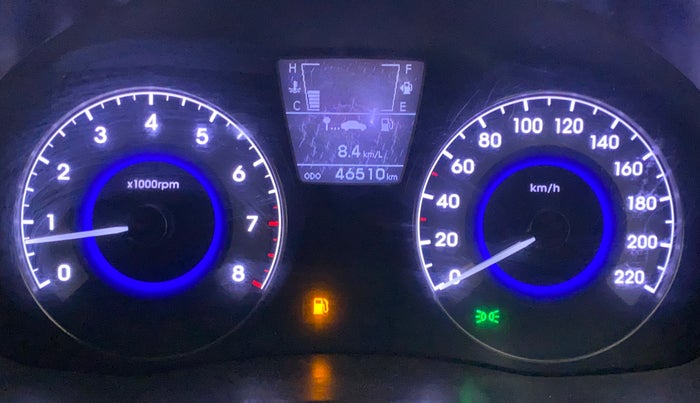 2011 Hyundai Verna FLUIDIC 1.6 VTVT SX, Petrol, Manual, 46,510 km, Odometer Image