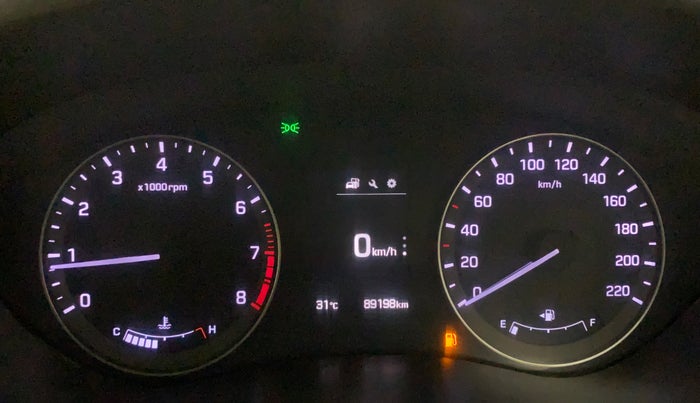 2016 Hyundai Elite i20 ASTA 1.2 (O), Petrol, Manual, 89,198 km, Odometer Image