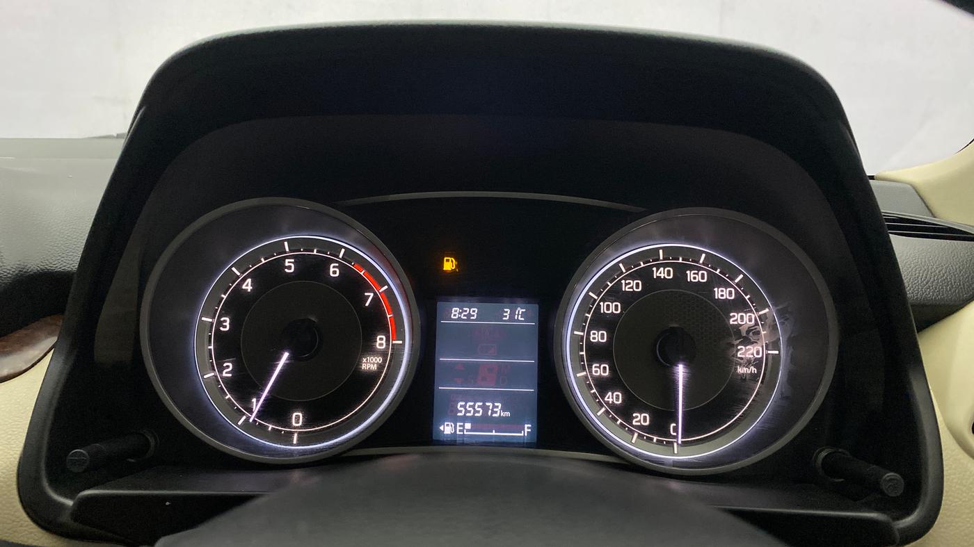 2017 Maruti Dzire ZXI, Petrol, Manual, 55,573 km, Odometer Image