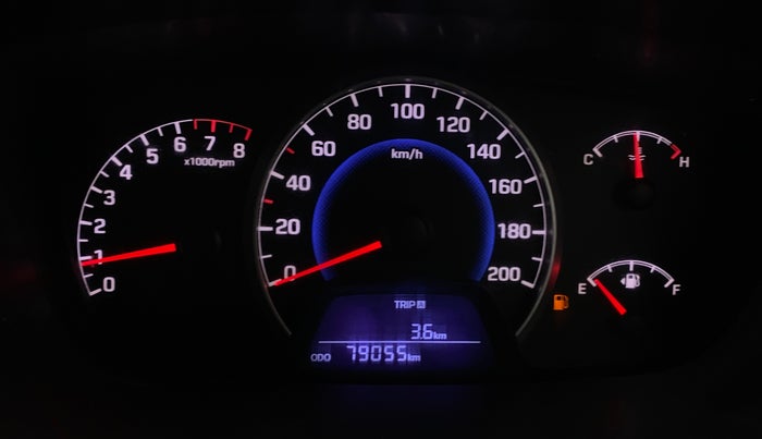 2016 Hyundai Grand i10 SPORTZ 1.2 KAPPA VTVT, Petrol, Manual, 79,052 km, Odometer Image