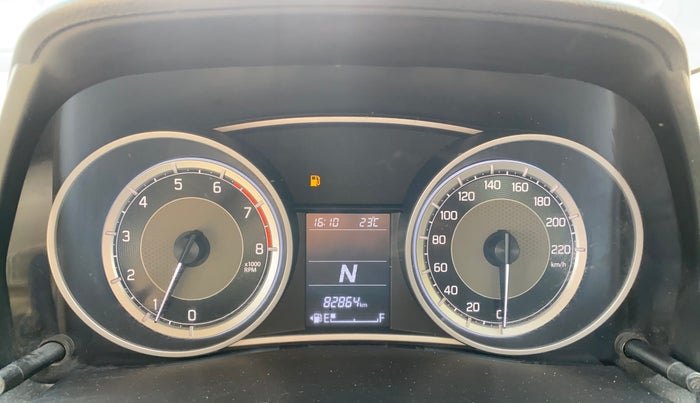 2019 Maruti Dzire ZXI AMT, Petrol, Automatic, 82,831 km, Odometer Image