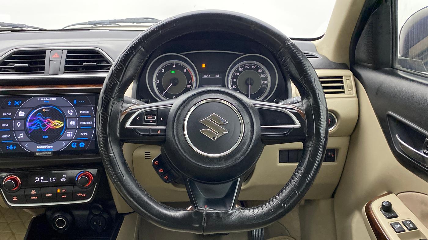 2017 Maruti Dzire ZDI Plus AMT, Diesel, Automatic, 81,189 km, Steering Wheel Close Up