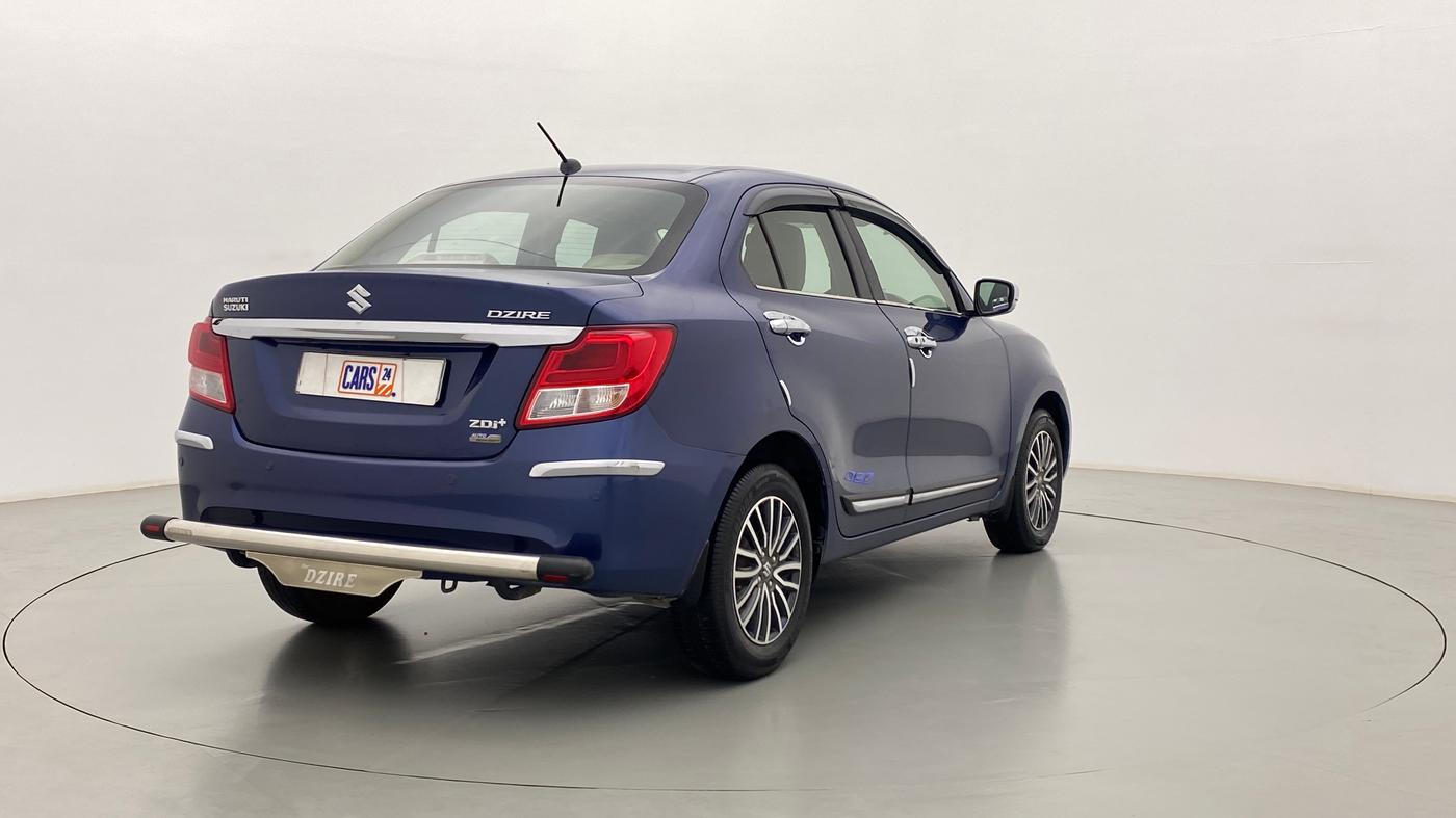 2017 Maruti Dzire ZDI Plus AMT, Diesel, Automatic, 81,189 km, Right Back Diagonal