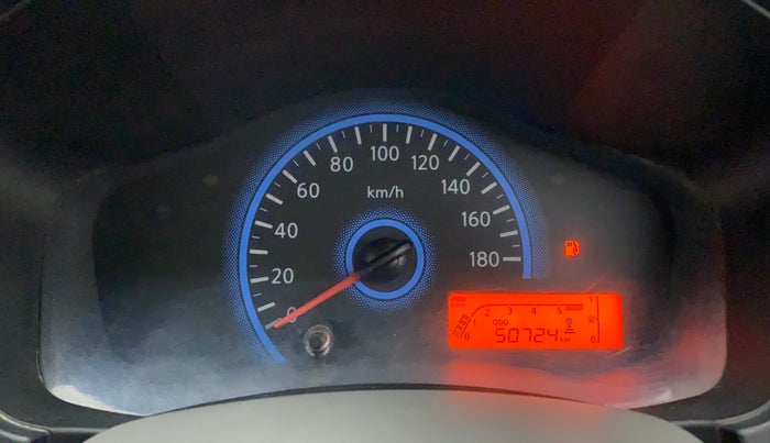 2016 Datsun Redi Go T (O), Petrol, Manual, 50,724 km, Odometer Image
