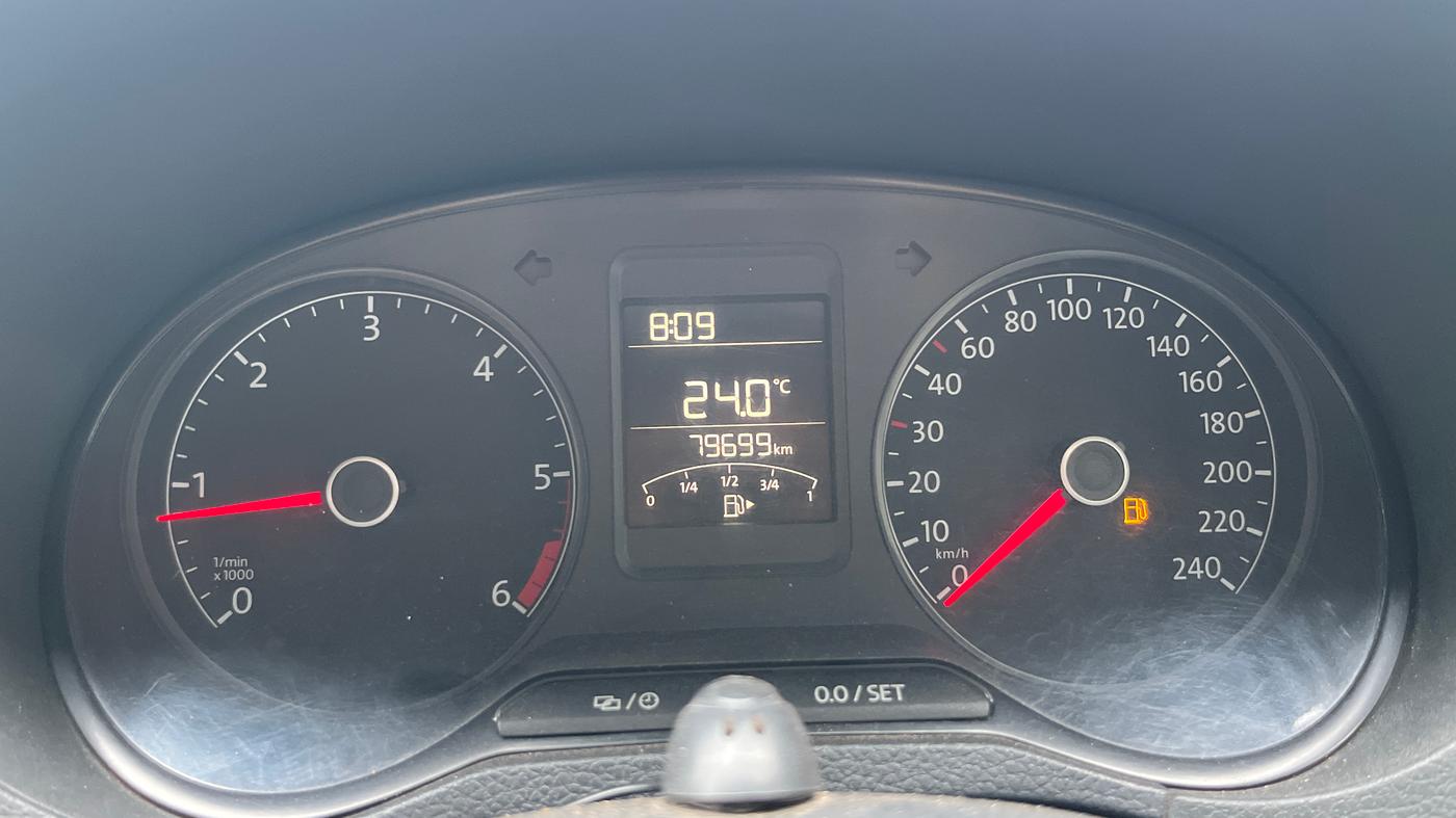 2017 Volkswagen Polo TRENDLINE 1.5L, Diesel, Manual, 79,698 km, Odometer Image