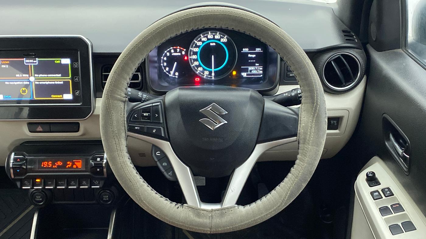 2017 Maruti IGNIS ALPHA 1.2, Petrol, Manual, 49,735 km, Steering Wheel Close Up