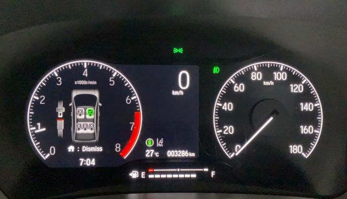 2025 Honda Amaze ZX 1.2 Petrol MT, Petrol, Manual, 3,285 km, Odometer Image