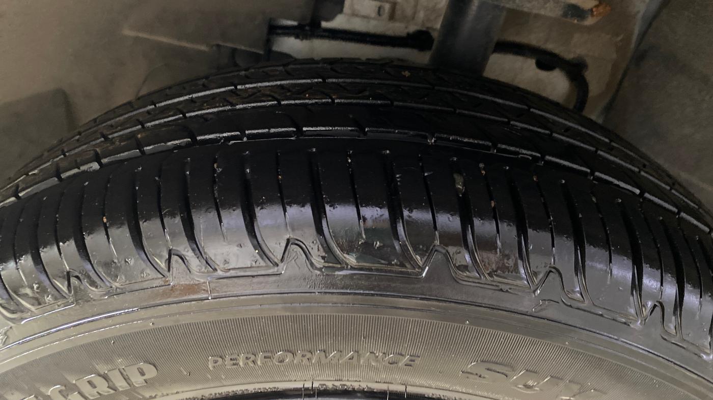 2025 Tata Curvv Smart 1.2 Petrol 6MT, Petrol, Manual, 5,643 km, Left Front Tyre Tread
