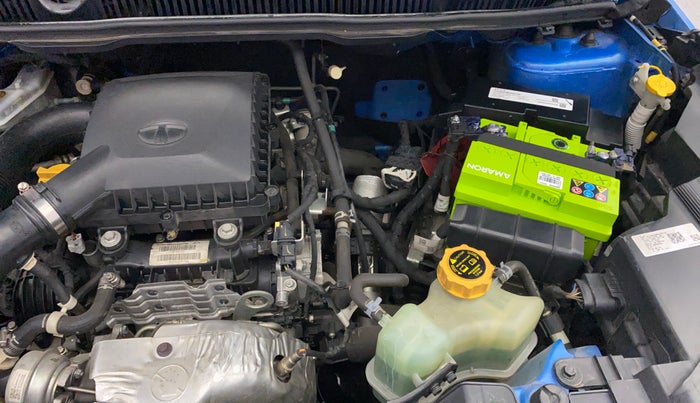 2020 Tata NEXON XZA PLUS (O) PETROL DUAL TONE, Petrol, Automatic, 48,082 km, Engine View - Left