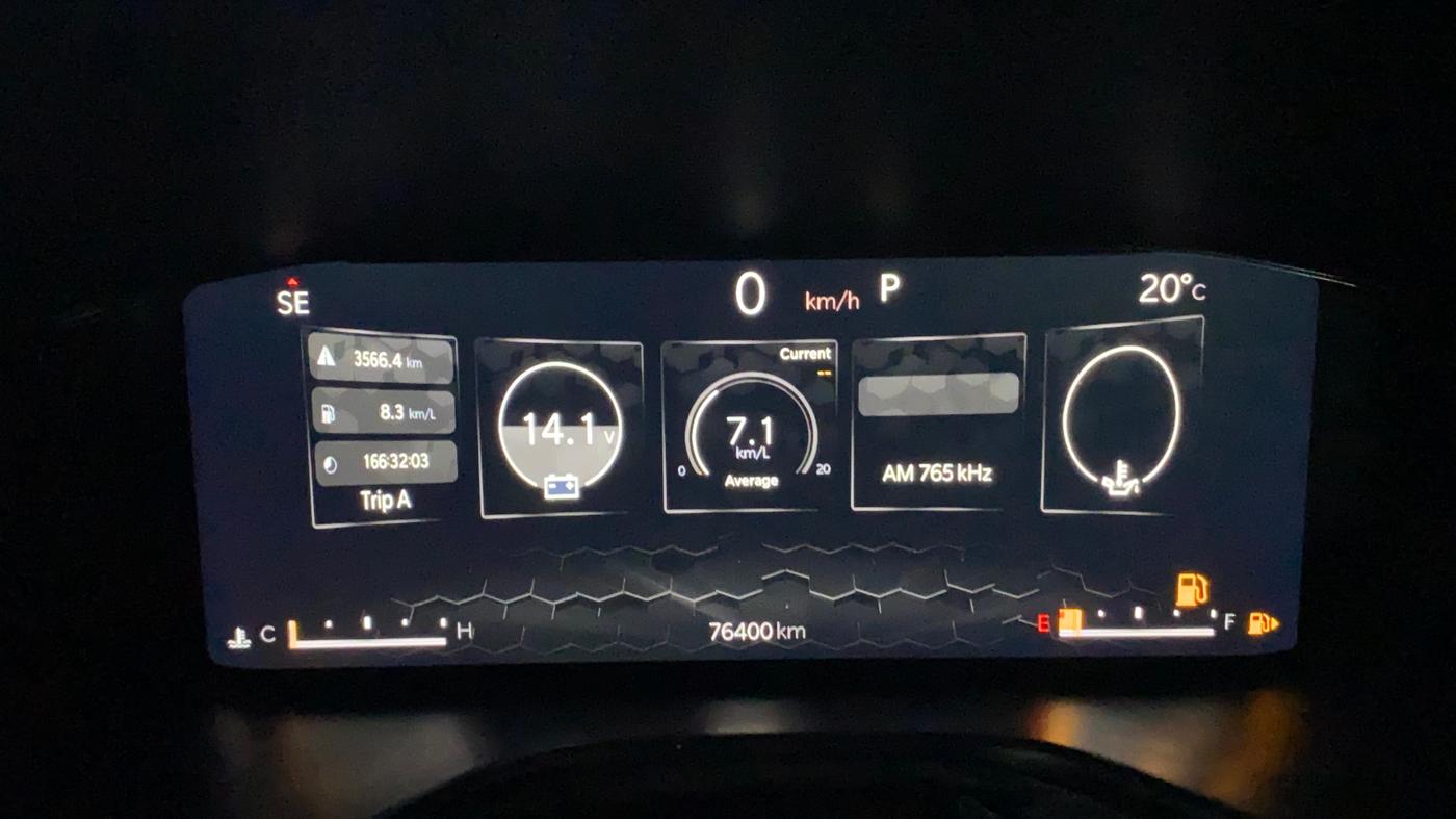 2021 Jeep Compass MODEL S (O) 1.4 PETROL DCT, Petrol, Automatic, 76,467 km, Odometer Image