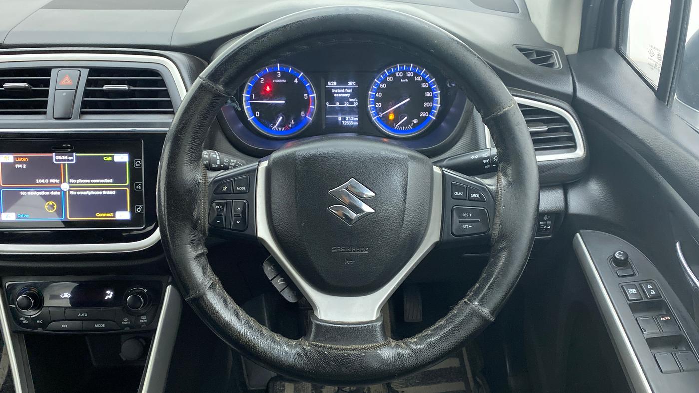 2017 Maruti S Cross ZETA 1.3, Diesel, Manual, 72,625 km, Steering Wheel Close Up