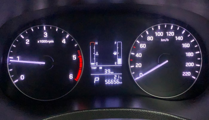 2017 Hyundai Creta SX PLUS AT 1.6 DIESEL, Diesel, Automatic, 56,656 km, Odometer Image