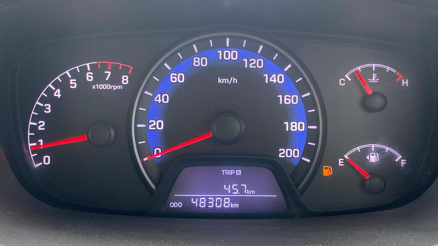 2015 Hyundai Xcent BASE 1.2, Petrol, Manual, 48,263 km, Odometer Image