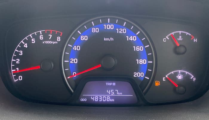 2015 Hyundai Xcent BASE 1.2, Petrol, Manual, 48,263 km, Odometer Image