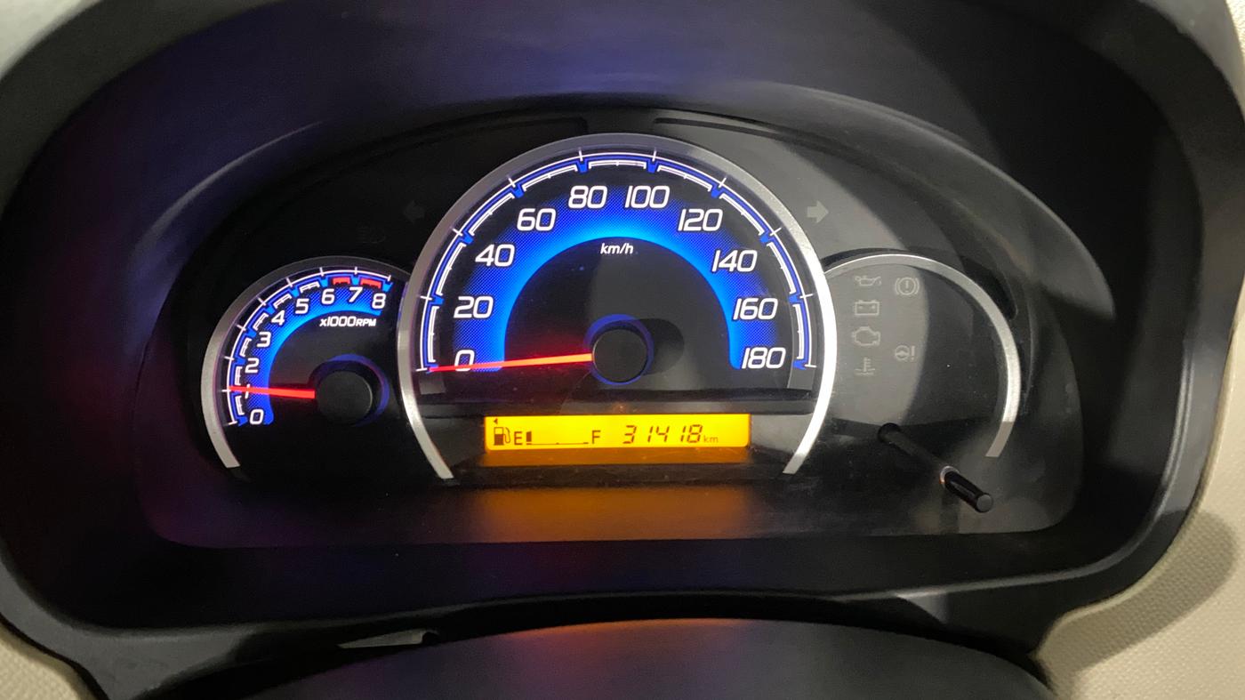 2018 Maruti Wagon R 1.0 VXI, Petrol, Manual, 31,438 km, Odometer Image