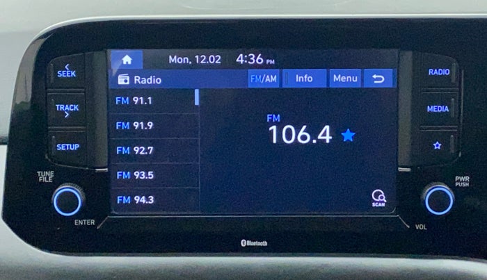2022 Hyundai GRAND I10 NIOS SPORTZ 1.0 TURBO GDI, Petrol, Manual, 23,239 km, Infotainment System