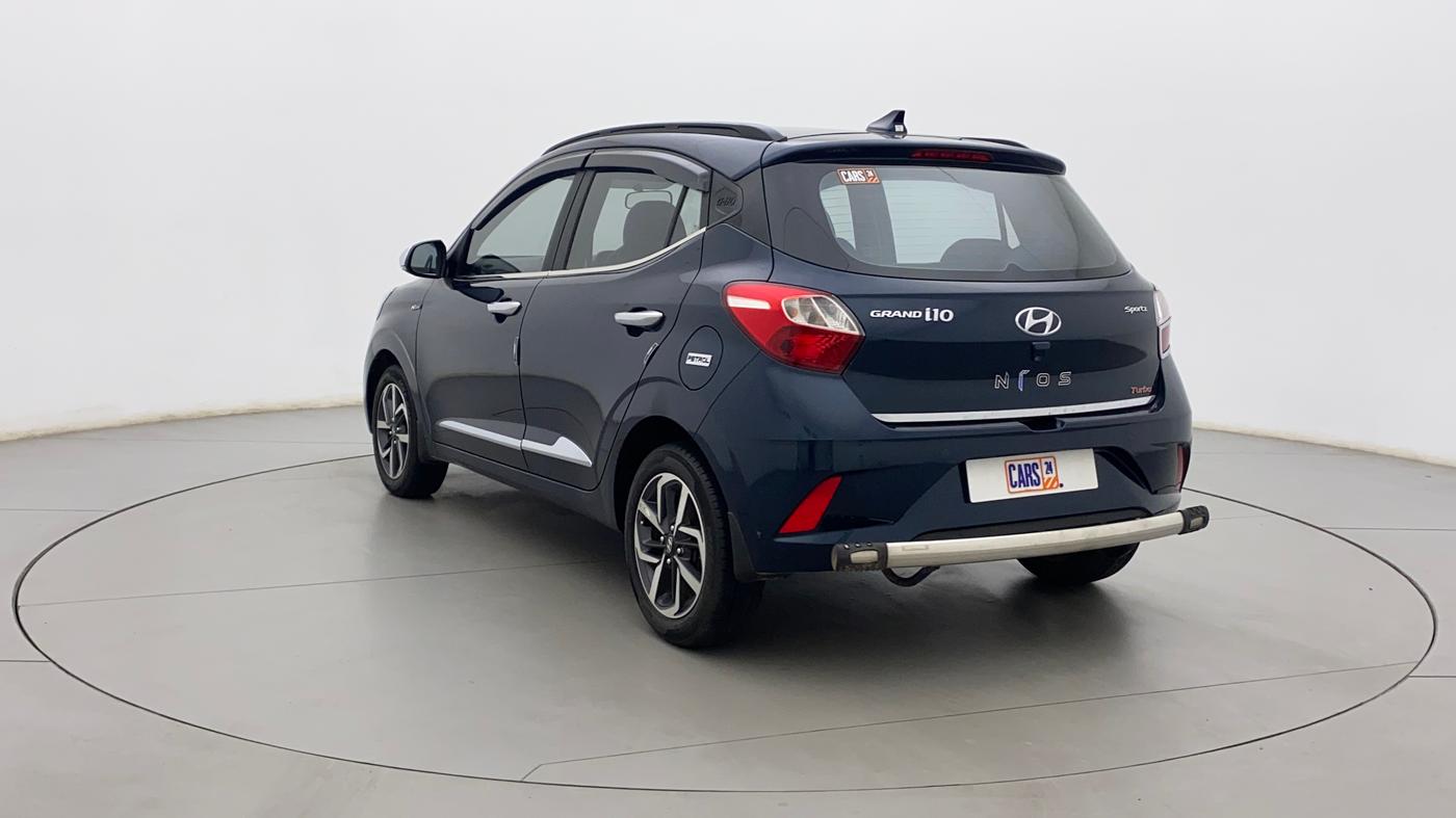 2022 Hyundai GRAND I10 NIOS SPORTZ 1.0 TURBO GDI, Petrol, Manual, 23,239 km, Left Back Diagonal