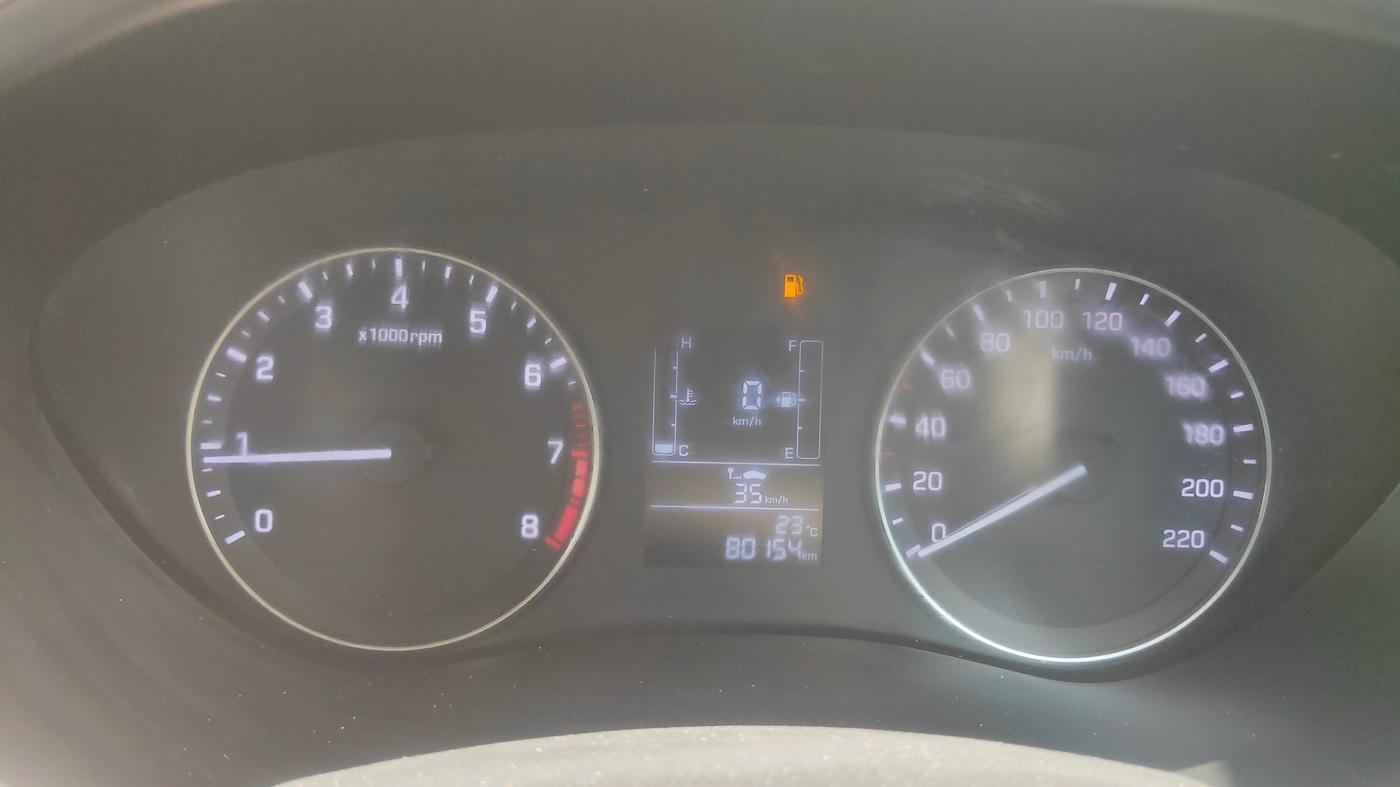 2017 Hyundai Elite i20 ASTA 1.2, Petrol, Manual, 80,154 km, Odometer Image