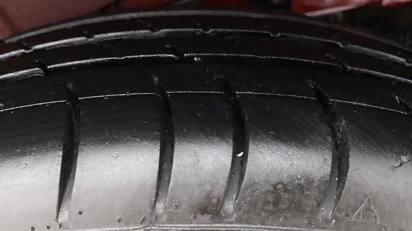 2010 Hyundai Santro Xing GLS, Petrol, Manual, 71,315 km, Left Rear Tyre Tread