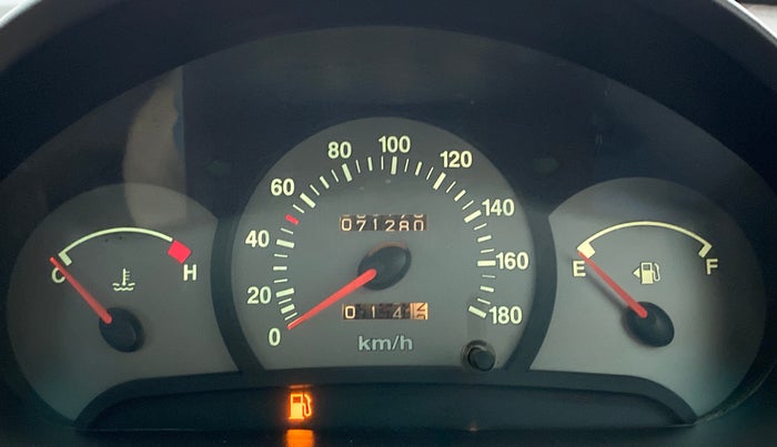 2010 Hyundai Santro Xing GLS, Petrol, Manual, 71,315 km, Odometer Image