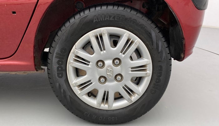 2010 Hyundai Santro Xing GLS, Petrol, Manual, 71,315 km, Left Rear Wheel