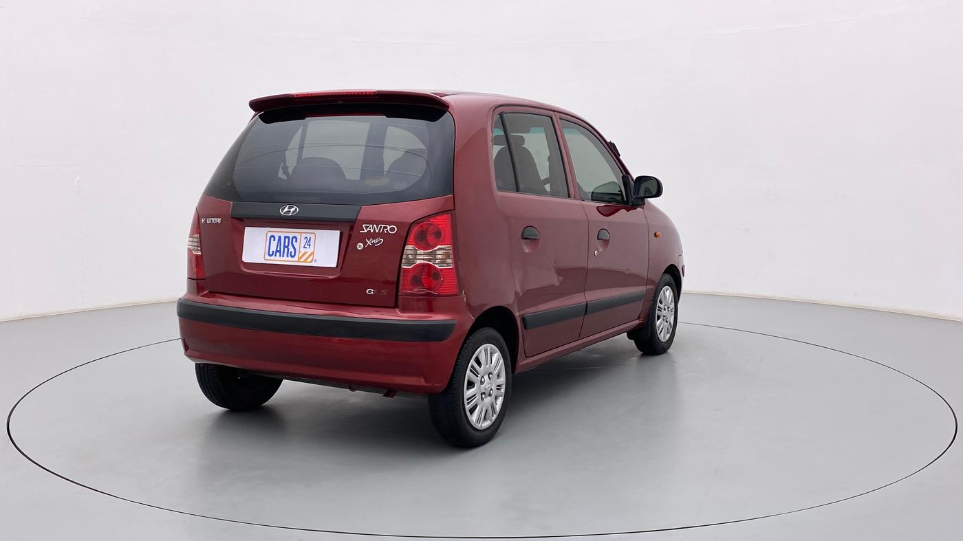 2010 Hyundai Santro Xing GLS, Petrol, Manual, 71,315 km, Right Back Diagonal