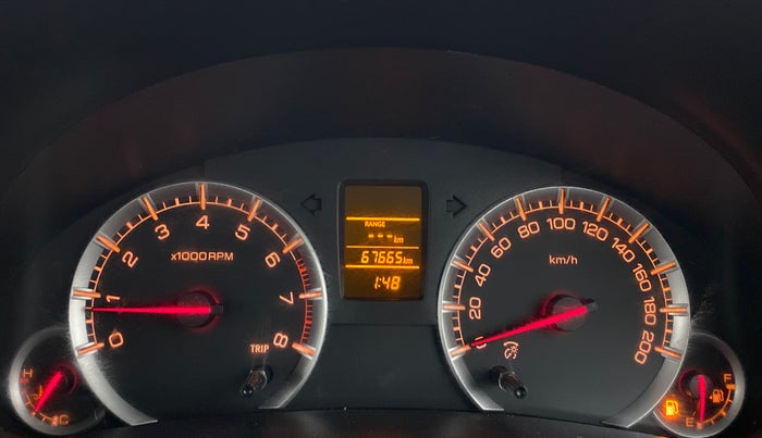 2017 Maruti Swift VXI, Petrol, Manual, 67,664 km, Odometer Image