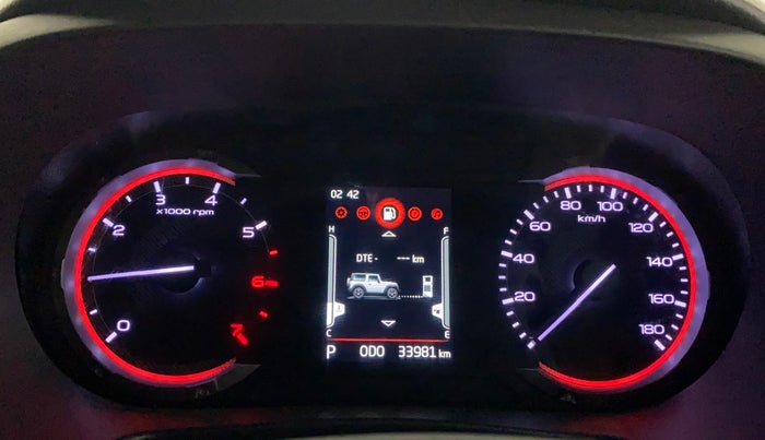 2023 Mahindra Thar LX PETROL HT 4WD AT, Petrol, Automatic, 33,973 km, Odometer Image