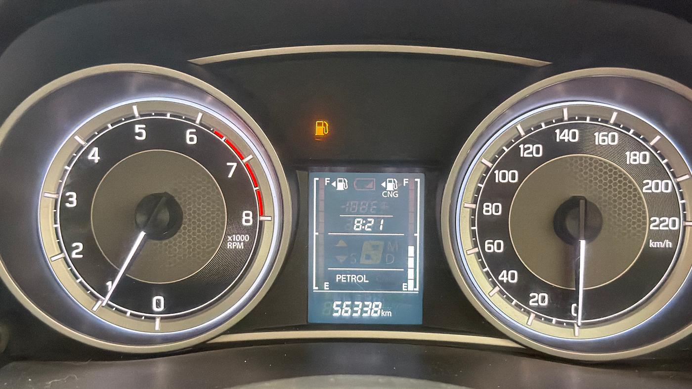 2022 Maruti Dzire VXI CNG, CNG, Manual, 56,329 km, Odometer Image