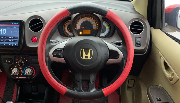 2012 Honda Brio S MT, Petrol, Manual, 56,180 km, Steering Wheel Close Up