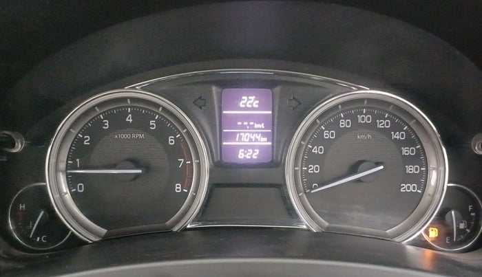 2015 Maruti Ciaz ZXI+, Petrol, Manual, 17,044 km, Odometer Image