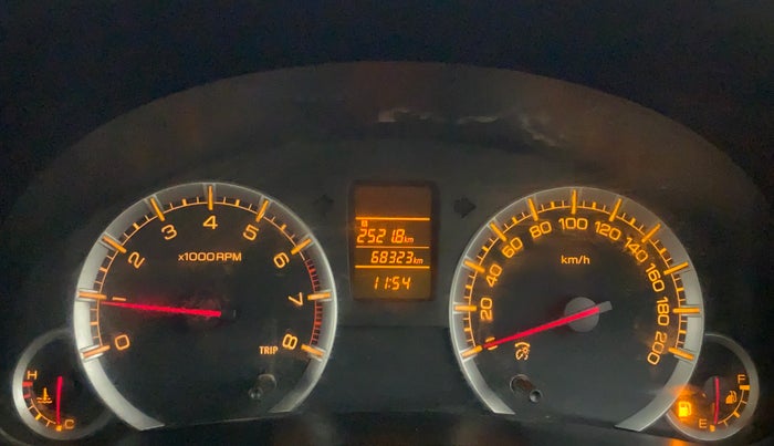 2013 Maruti Swift Dzire VXI, Petrol, Manual, 68,376 km, Odometer Image
