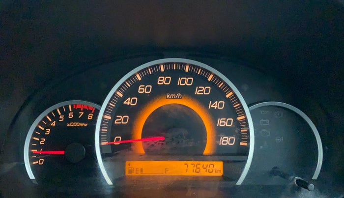 2015 Maruti Wagon R 1.0 VXI, Petrol, Manual, 77,746 km, Odometer Image