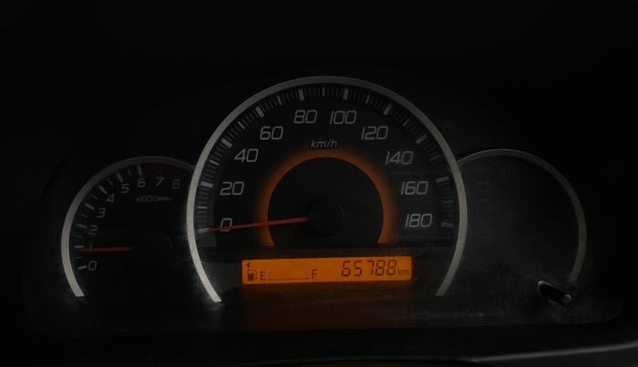 2013 Maruti Wagon R 1.0 VXI, Petrol, Manual, 65,788 km, Odometer Image