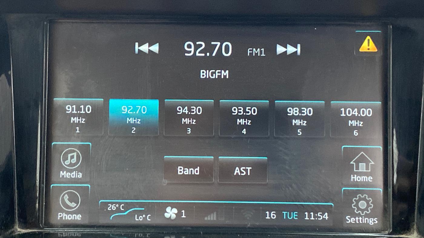 2019 Mahindra XUV500 W9 AT, Diesel, Automatic, 86,802 km, Touchscreen Infotainment System