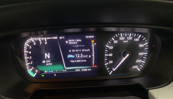 2022 Tata PUNCH CREATIVE  AMT, Petrol, Automatic, 21,683 km, Odometer Image
