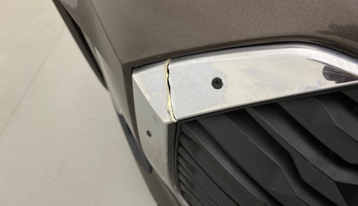 2021 Datsun Redi Go T (O), Petrol, Manual, 14,339 km, Front bumper - Chrome strip damage
