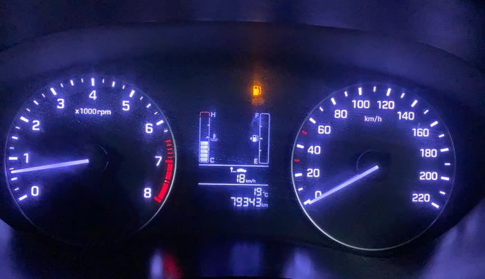 2017 Hyundai Elite i20 SPORTZ 1.2, Petrol, Manual, 79,297 km, Odometer Image