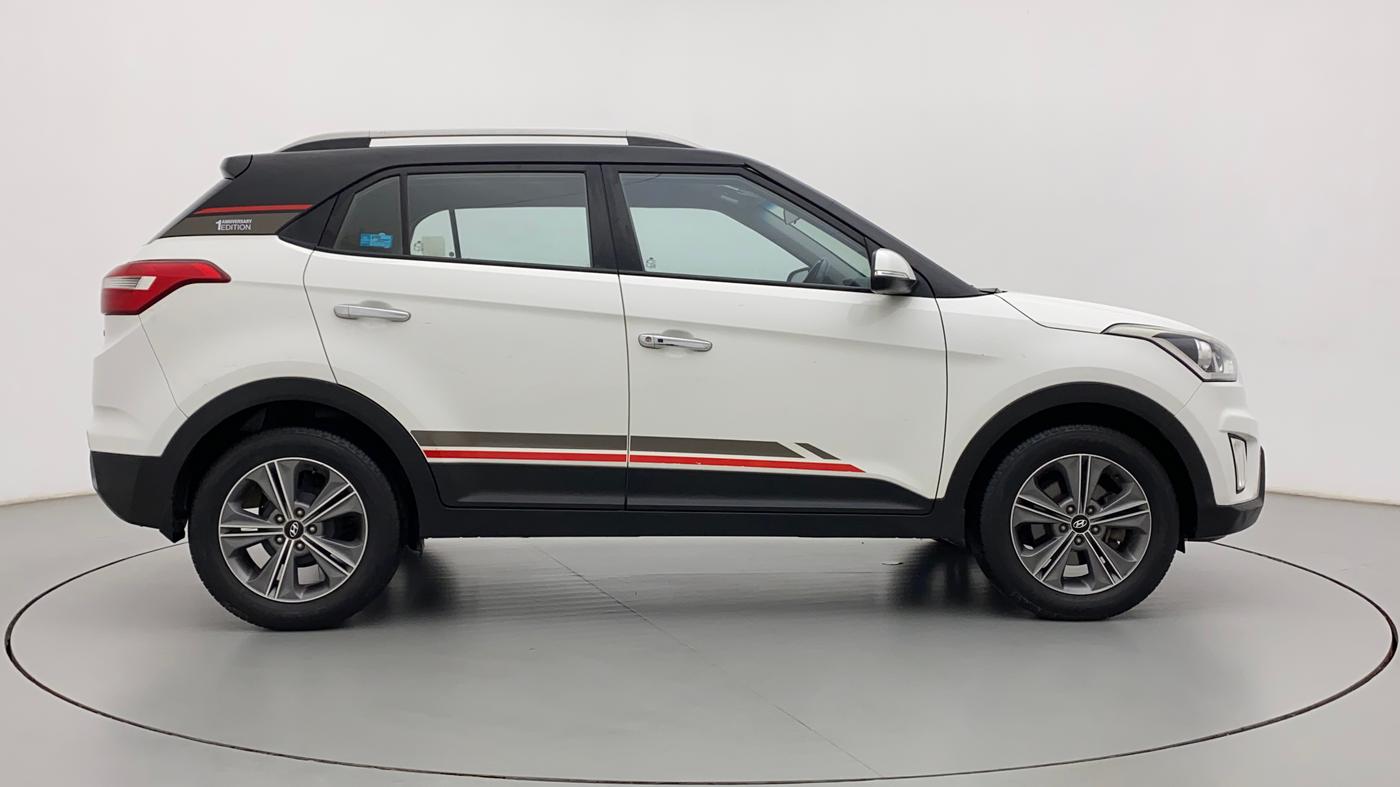 2016 Hyundai Creta SX PLUS  ANNIVERSARY EDITION 1.6 PETROL, Petrol, Manual, 55,856 km, Right Side View
