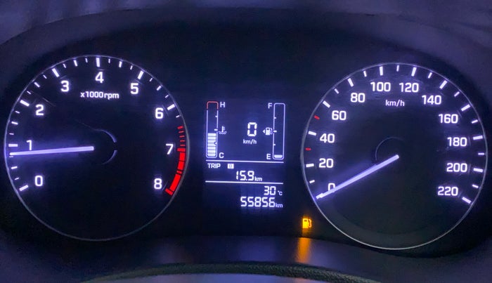 2016 Hyundai Creta SX PLUS  ANNIVERSARY EDITION 1.6 PETROL, Petrol, Manual, 55,856 km, Odometer Image