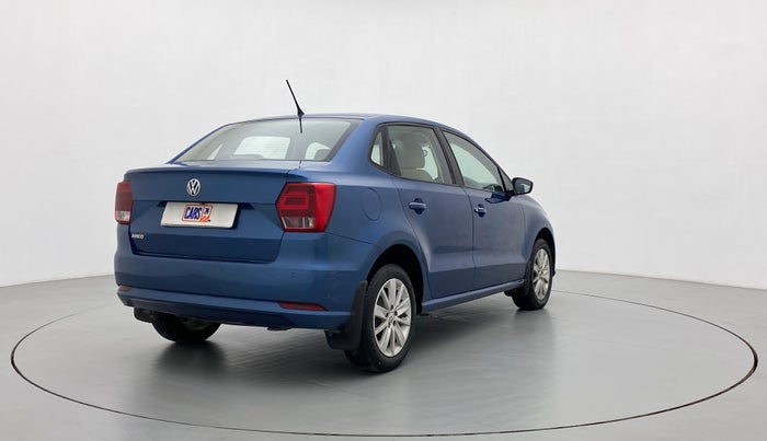 2016 Volkswagen Ameo HIGHLINE1.2L, Petrol, Manual, 1,05,297 km, Right Back Diagonal