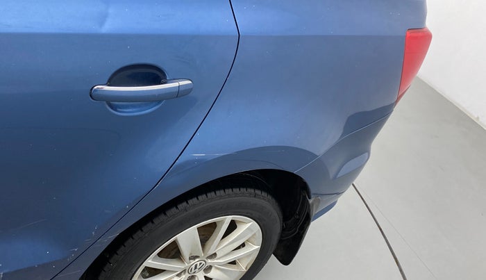 2016 Volkswagen Ameo HIGHLINE1.2L, Petrol, Manual, 1,05,297 km, Left quarter panel - Slightly dented