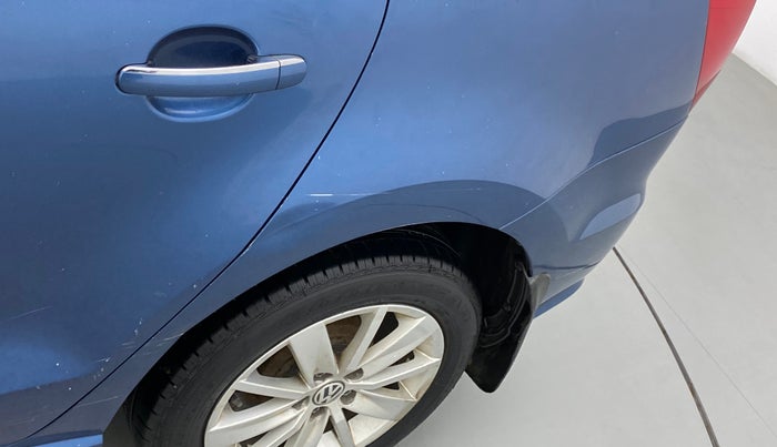 2016 Volkswagen Ameo HIGHLINE1.2L, Petrol, Manual, 1,05,297 km, Left quarter panel - Minor scratches