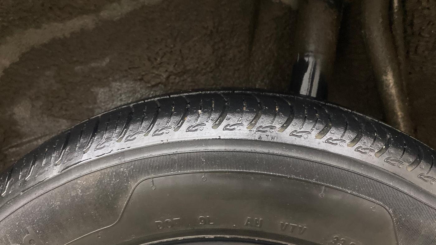 2022 Maruti S PRESSO VXI+, Petrol, Manual, 55,866 km, Left Rear Tyre Tread